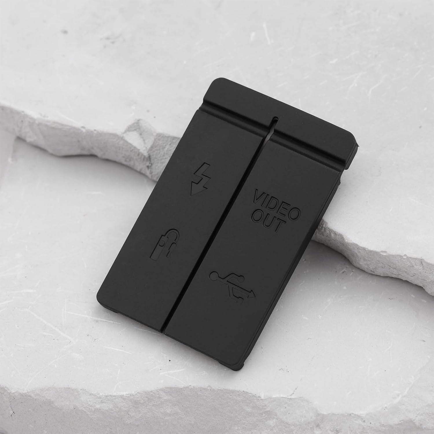 Create Idea Camera USB Battery Cover Compatible with Canon EOS 40D Black image number 2