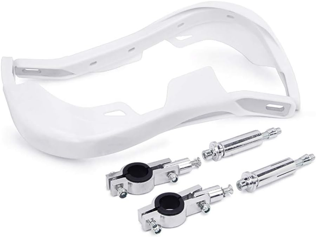 USTPO Dirt Bike Hand Guards Motorcycle Handguards Universal 7/8" 22Mm 1 1/8" 28Mm Bar for FE 701/SM 501/S 450 350/S 250 TE 150 250/I 300/I FC 250 350 450 TX125 Dirt Pit Bike ATV White - Green image number 4