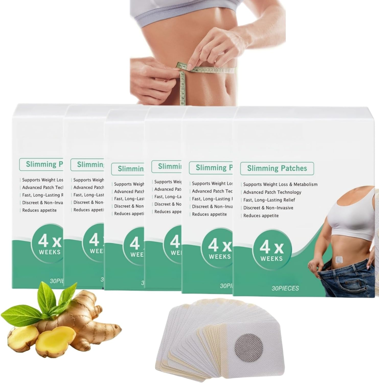 Body Patches for Women over 50 - Safe Slimming with 24H Firming & Deep Moisturizing, Easy Daily Application