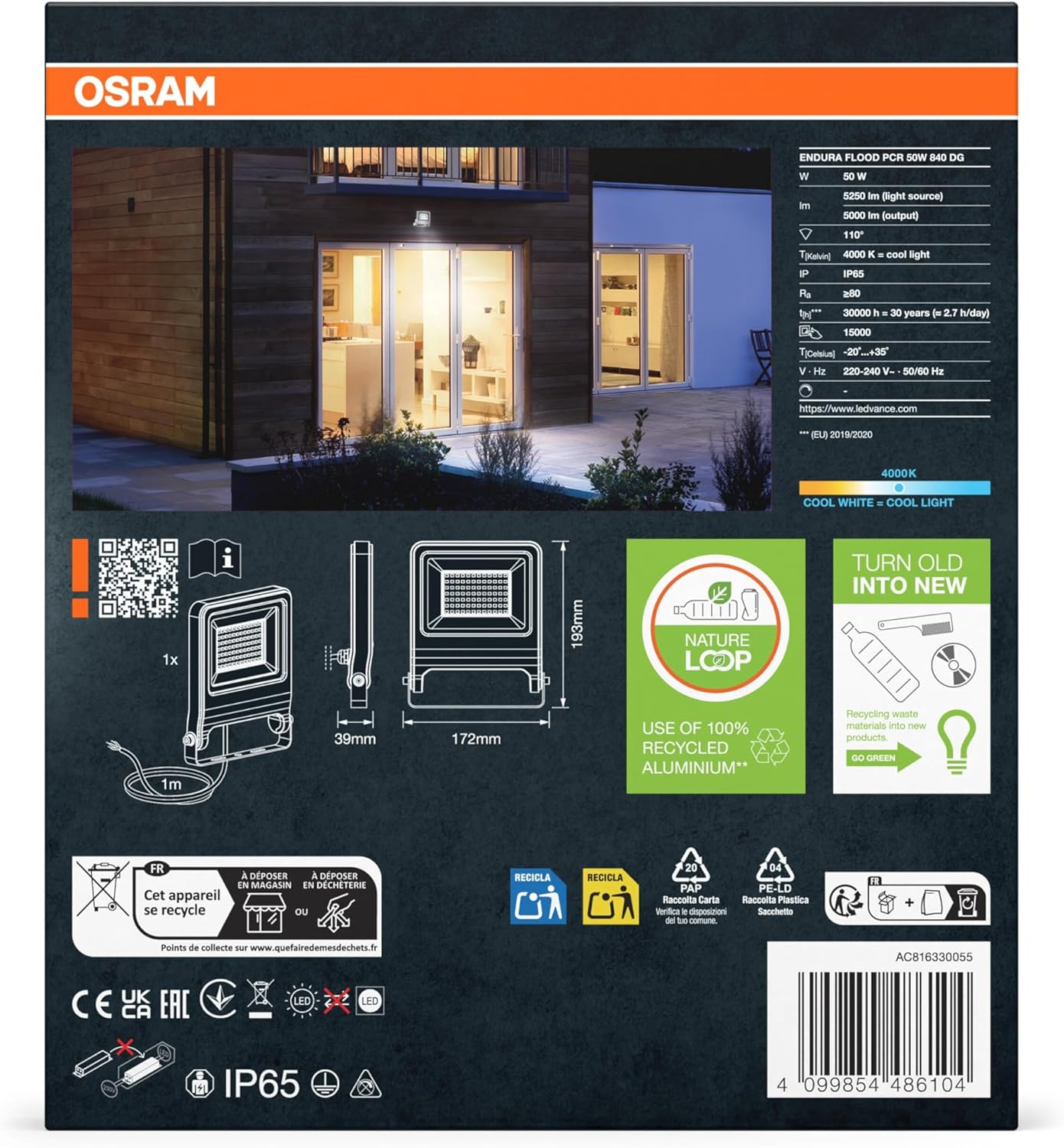 Osram ENDURA Flood Cool White PCR