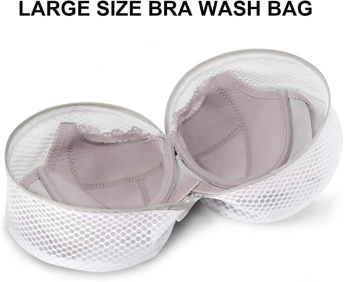 PELLUM 3Pcs Durable Honeycomb Mesh Laundry Bags for Delicates, Bra Washer Protector, Bra Lingerie Wash Bag image number 6