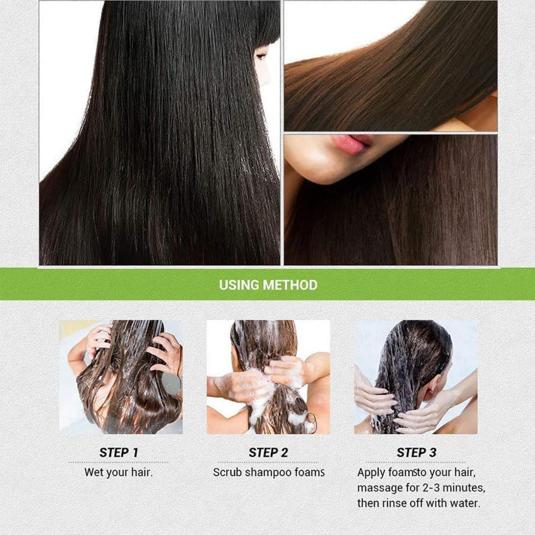 Nature Triangle Shampoo Bar, Nature Sevengreen Soap Shampoo, Plant-Based Solid Shampoos Bar, Calming & Strengthens Hairs, Gentle Cleansing & Nourishing Care for All Hair Types (1PCS) - 1Pcs image number 6