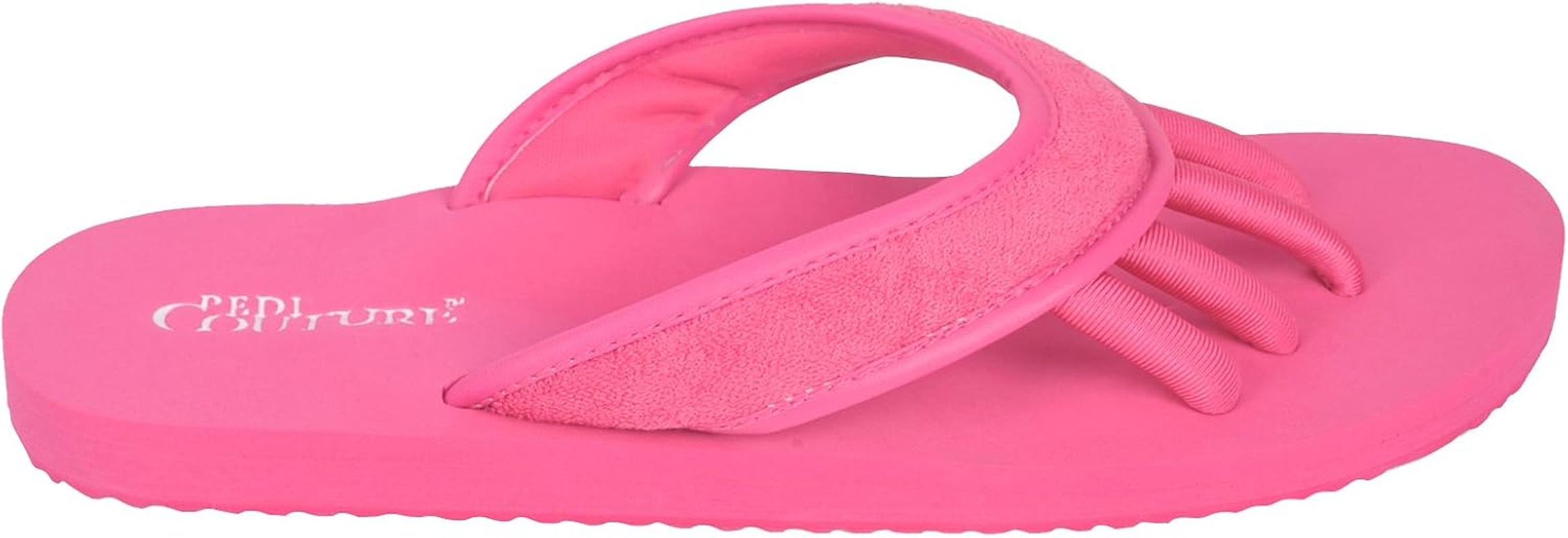 Pedi Couture Sandals, XL Size 41+, Lightweight Women'S Sandals with Toe Separator, Shower Slippers, Toe Mules, Leisure, Bath, Sauna Shoes, Spa, Pedicure