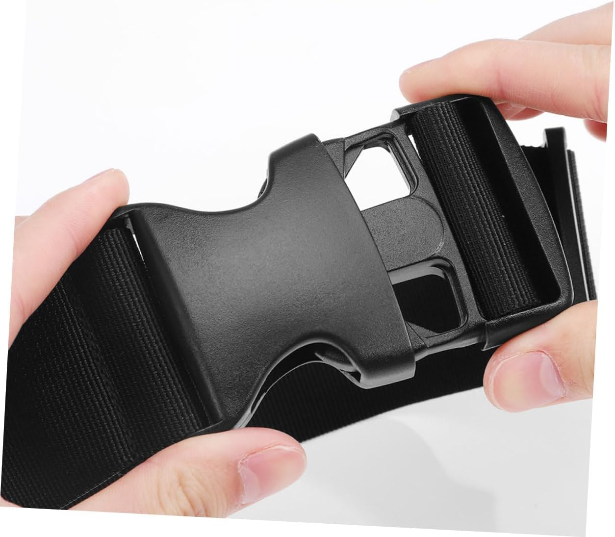 LRXIYODE 2Pcs Adjustable Buckle Straps for Luggage and Backpacks Nylon Binding Bands Lightweight Versatile Packing Straps for Camping Hiking Travel and Outdoor Use image number 2