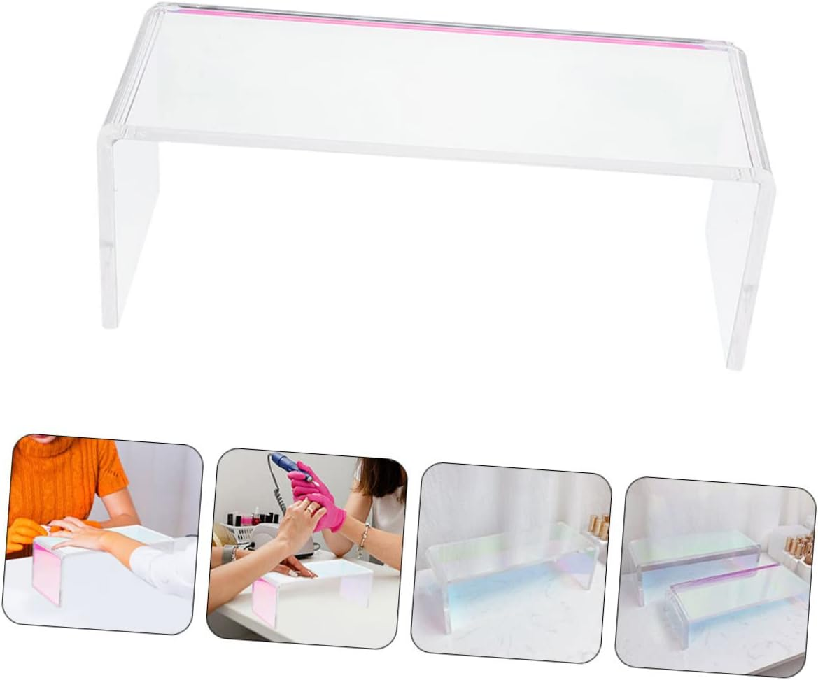 Healeved Jelly Nail Art Hand Pillow Acrylic Manicure Support Cushion for Salon Use Thick Design for Nail Technicians and Home Manicure