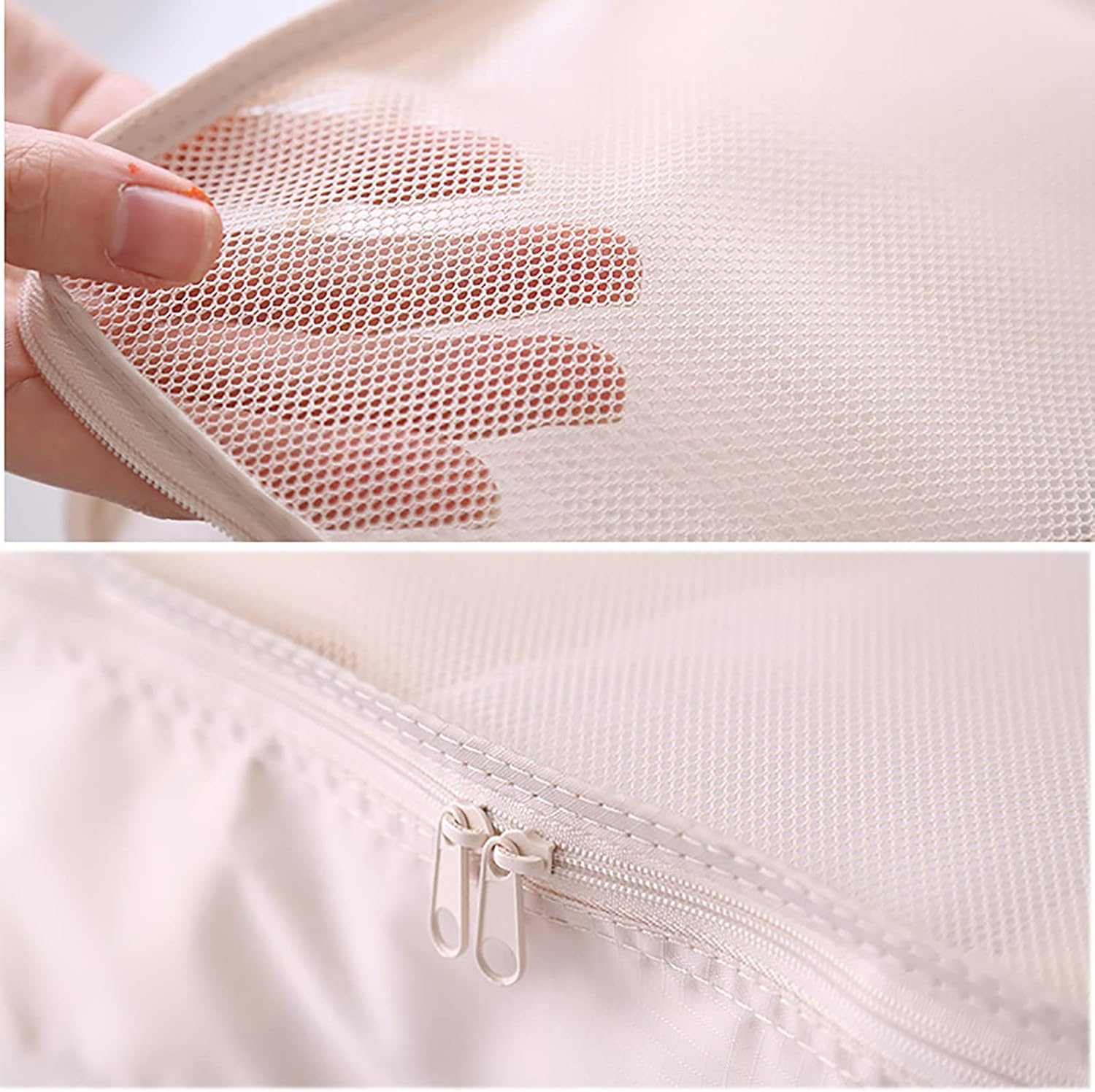 Packing Cubes for Travel 6Piece Luggage Organizer Set Premium Quality Travel Cubes for Packing Suitcase Carry-On Bags and Backpack,Beige image number 2