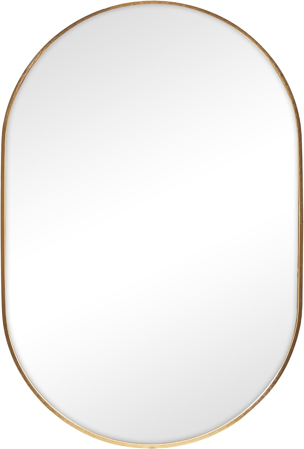 Cooper & Co. Zoe 90Cm Oval Aluminium Mirror Black
