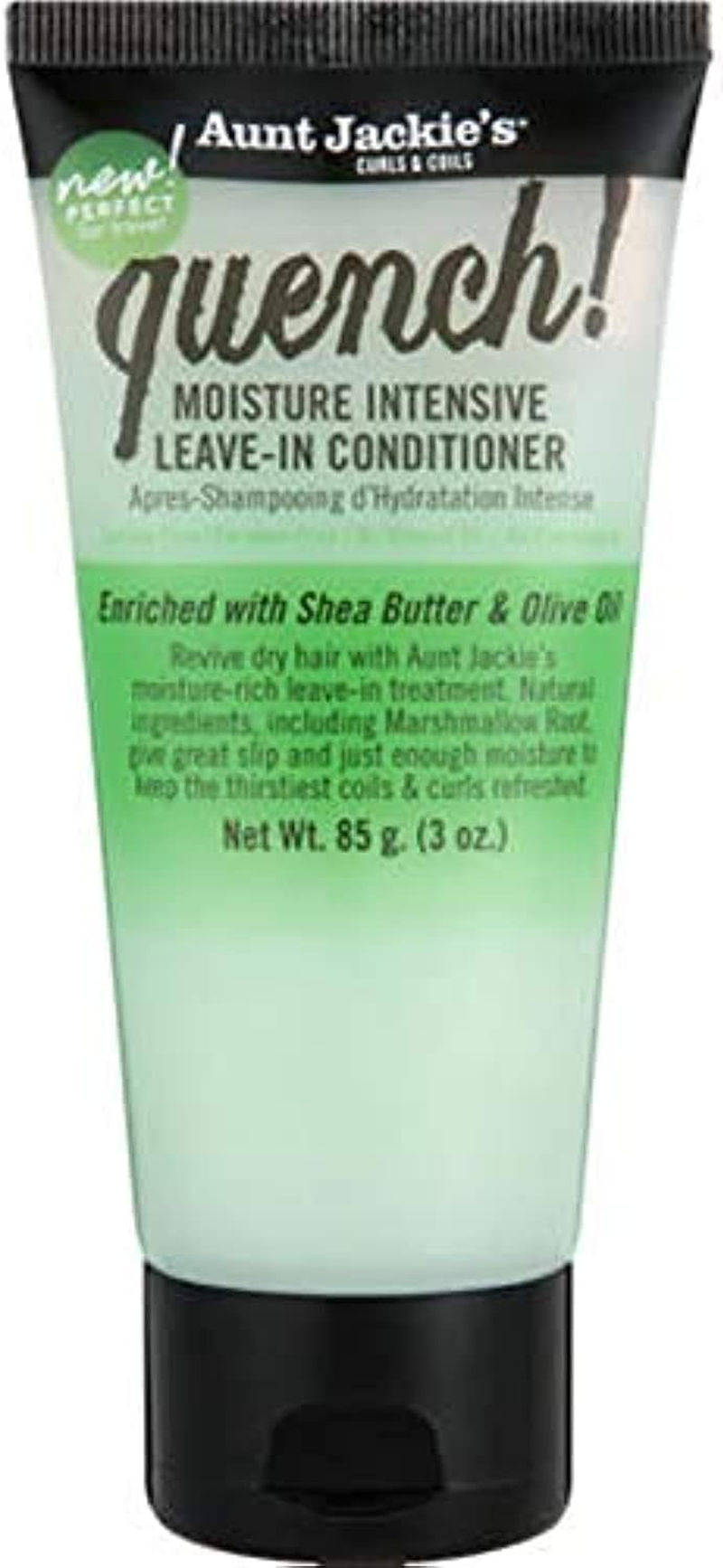 Aunt Jackie'S Quench Moisture Intensive Leave-In Conditioner with Shea Butter and Olive Oil, 85 G image number 1