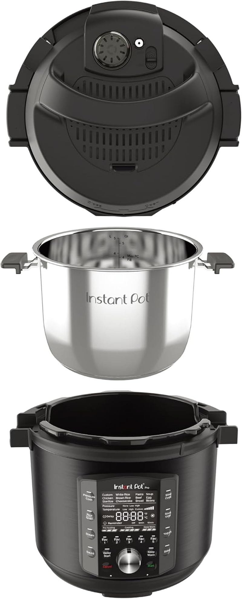 Instant Pot Pro Electric Pressure Multi-Cooker, 8 Litre Capacity image number 1