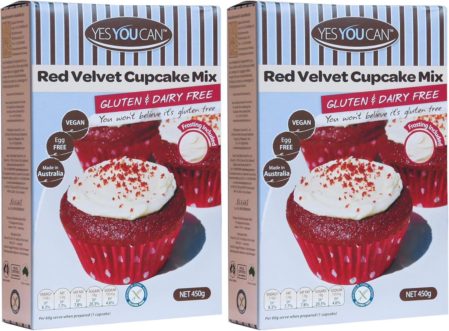 Yes You Can Red Velvet Cupcake Mix 450 G