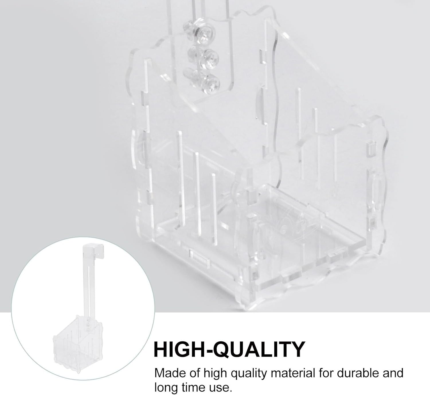 Totority Aquarium Planting Stand Acrylic Transparent Aquarium Plant Stand, Acrylic Aquarium Planting Cup Float Planting Pot Hook Large Fish Tank Accessories Aquarium Planting Stand image number 6
