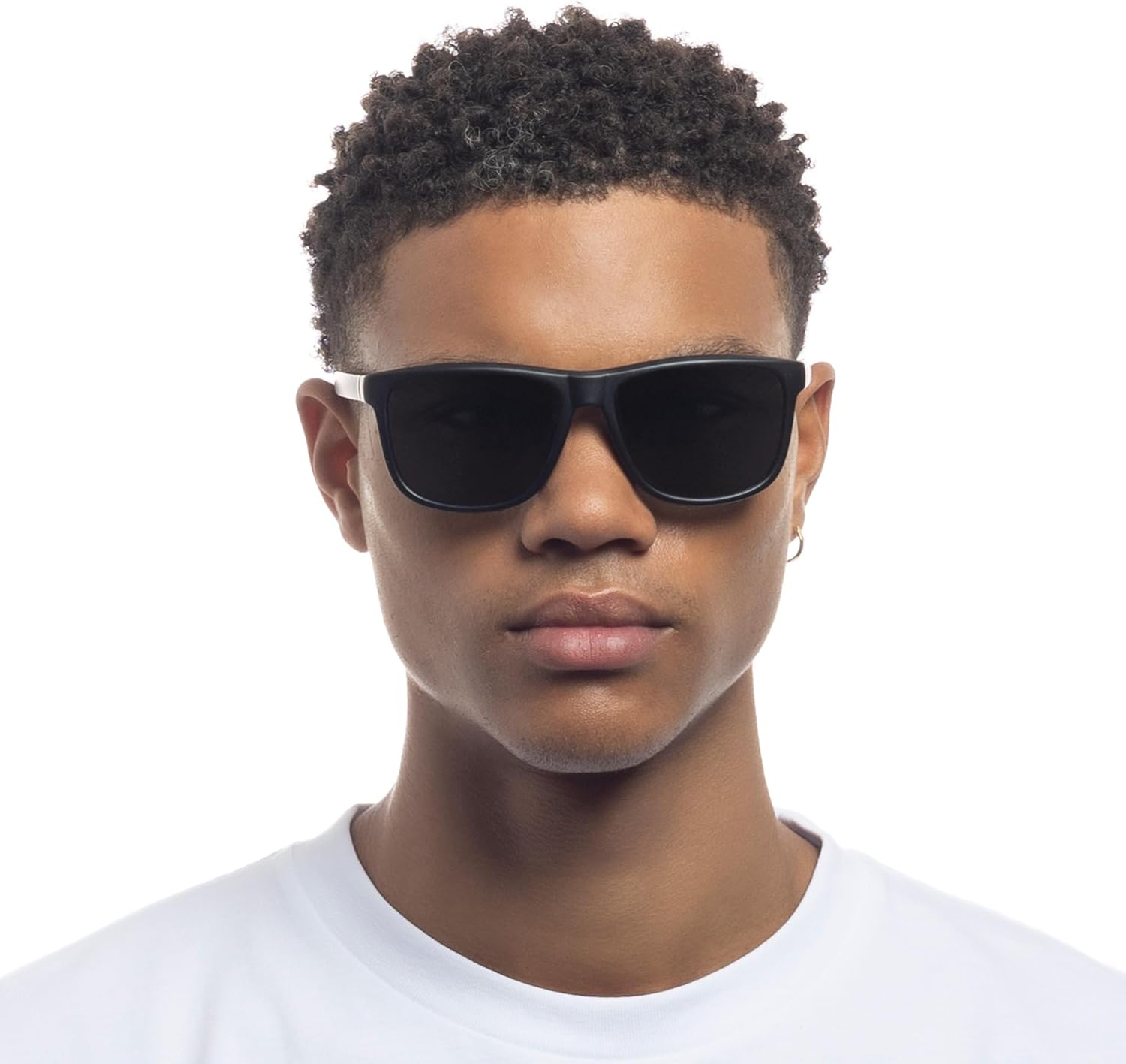 Cancer Council Male Allan Matte Black D-Frame Sunglasses image number 2