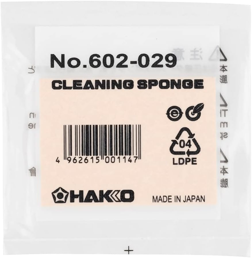 HAKKO Cleaning Sponge 65 Mm ~ 47 Mm 602-029 (Japan Import) image number 1