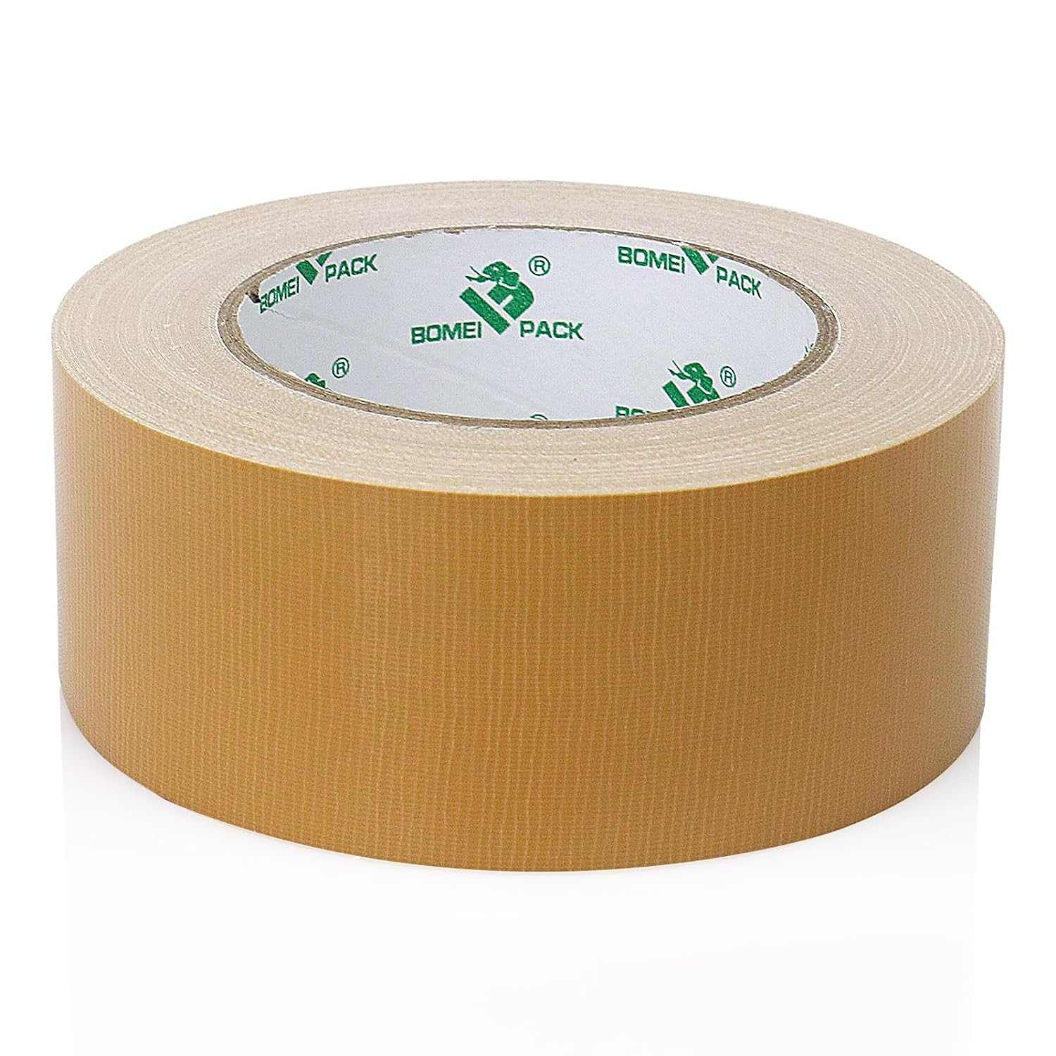 Heavy Duty Brown Duct Tape, Multi-Use Easy Tear Gaffer Waterproof Cloth Tape for Repairing, Maintenance and Industrial Use, 1.88 Inch X 32.8 Yards, 9 Mil Thick, 1 Roll, BOMEI PACK image number 2