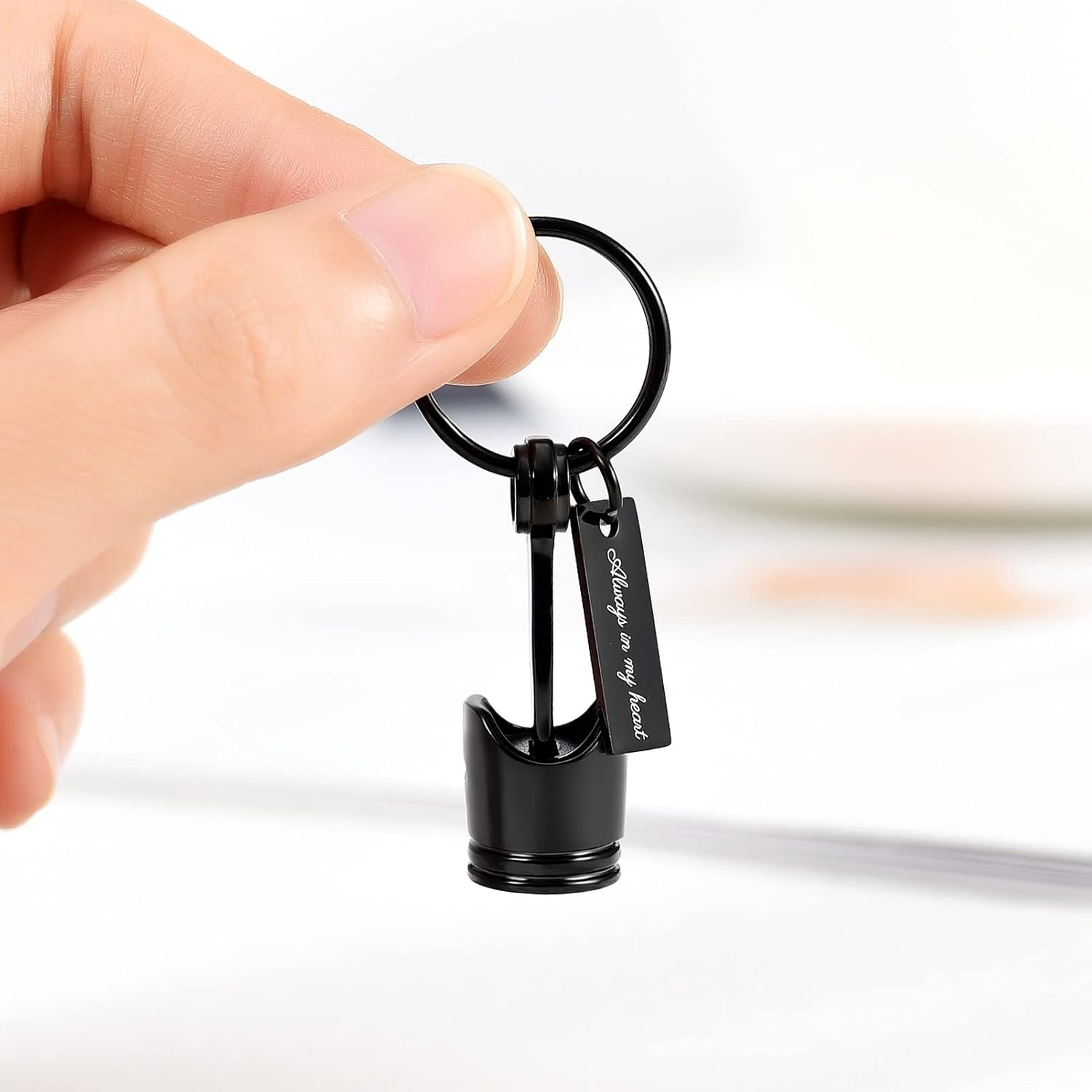 Yinplsmemory Dragonfly Urn Necklace for Ashes for Human/Pet Ashes Stainless Steel Hollow Memorial Locket Pendant Jar Keepsake Cremation Jewelry image number 3