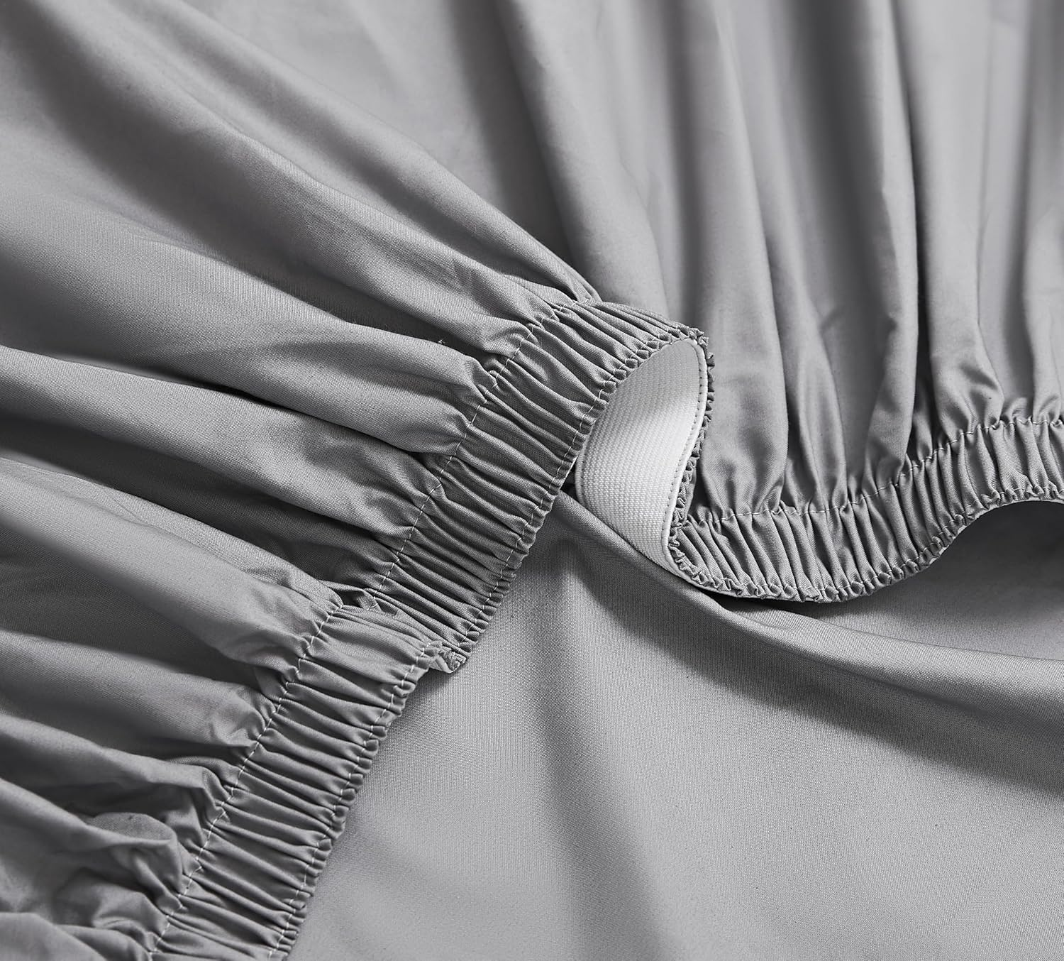 Linen Closet Ultimate Percale Dark Gray Queen Set Sheet 4 Piece Set image number 2