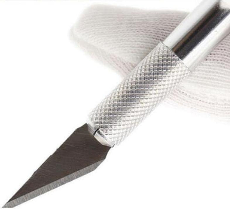 AIMALL Precision Craft Knife with Metal Handle, Engraving Tool for Paper Cutting and Phone Repair, Includes 5 Sharp Scalpel Blades image number 6