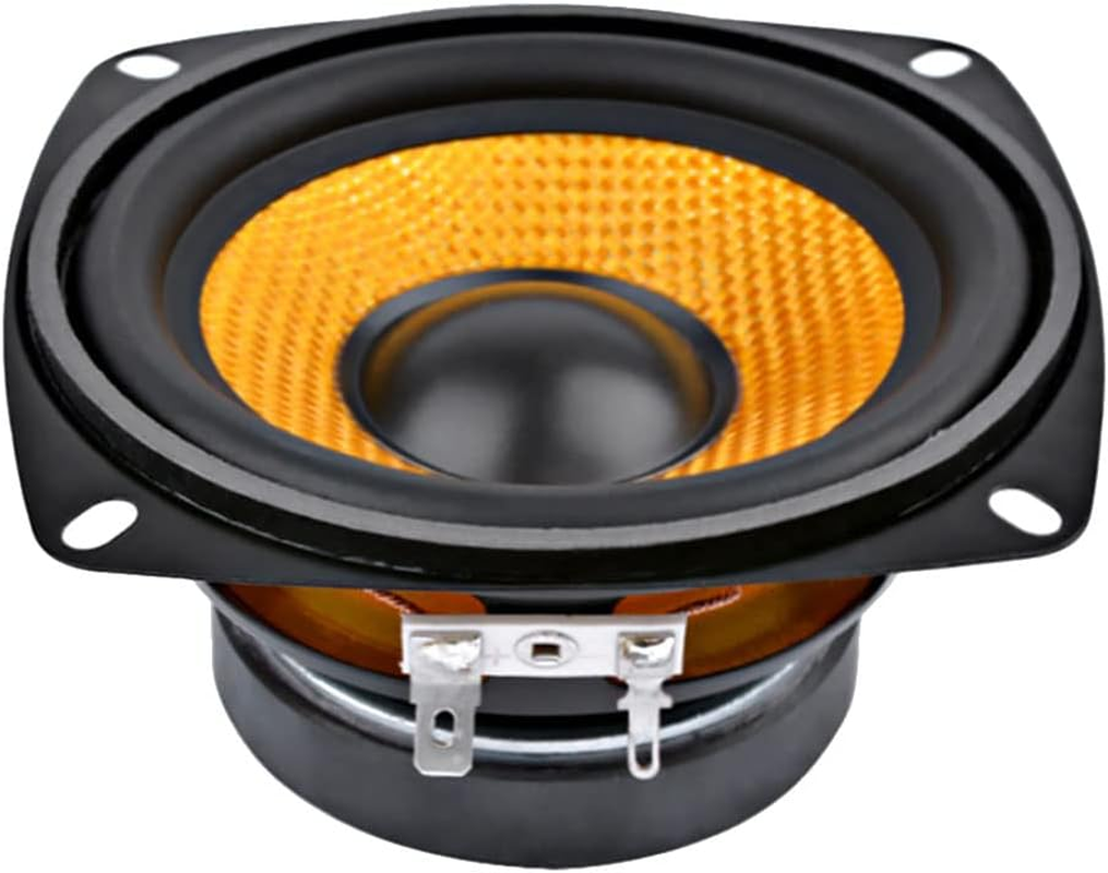 Utopially 1Pc 4Inch Audio Portable Speaker 4 Ohm 15W Speaker DIY Professional Multimedia Subwoofer Speakers for Sound System image number 3