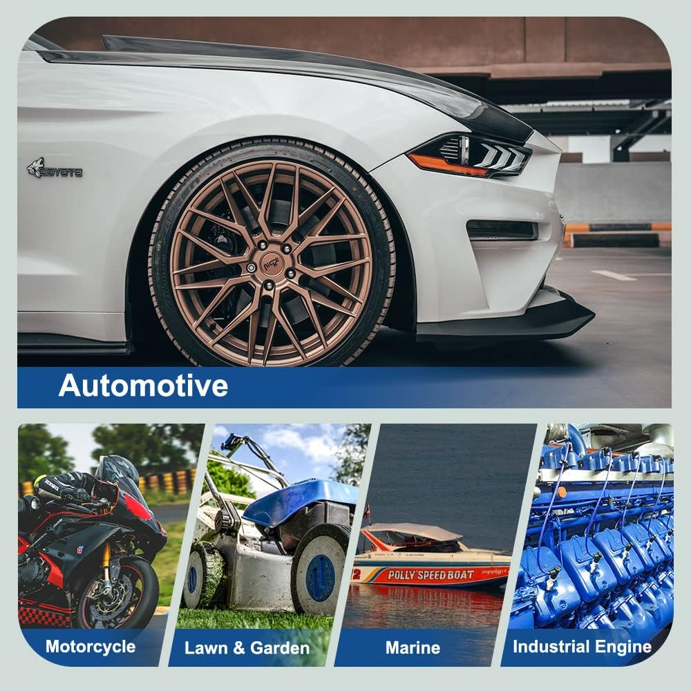 TORCH 4PK A5RTC Spark Plug, Replace for NGK 6535/CR5HSB, Brisk NAR17/NAR17C, Champion 808/Z9Y, Honda GX31/GX100/GXH50, Alloy Steel Core, 4 Each image number 2