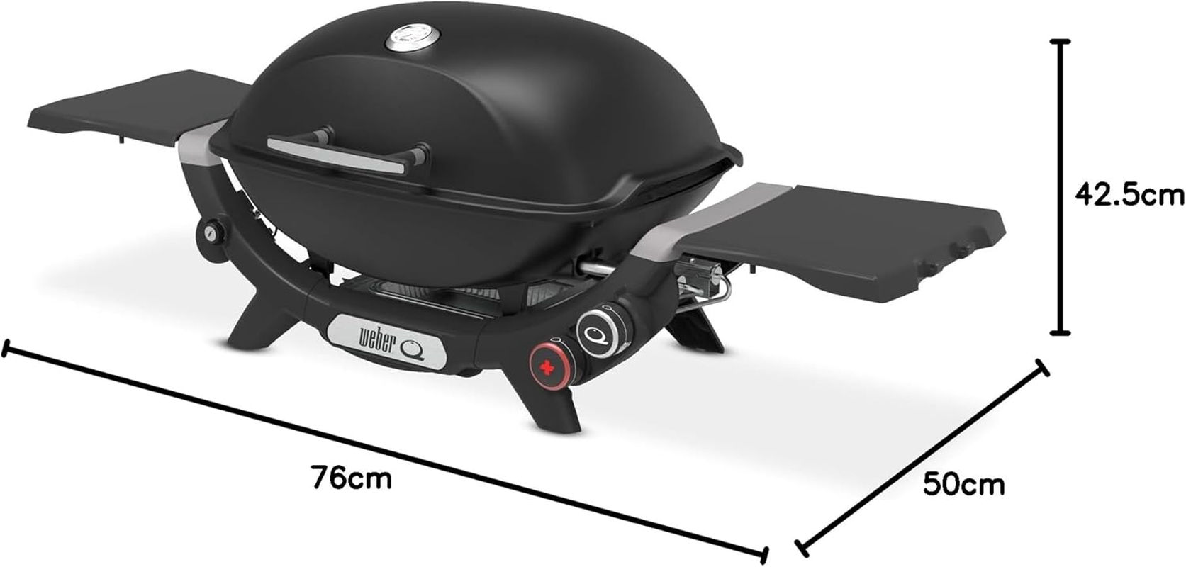 Weber Q+ Premium Gas BBQ (Q2800N+ - Latest 3Rd Generation) - LPG Midnight Black image number 1