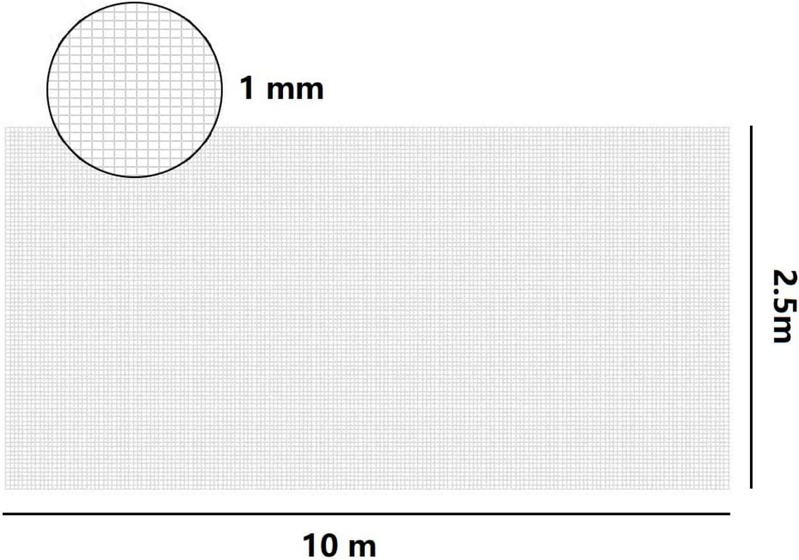 Lordap 2.5&times;10M Bug Insect Garden Barrier Netting Plant Cover, Thicken Mosquito Bird Screen Hunting Blind Garden Mesh Net for Protect Plant Fruits Flower (2.5&times;10M) image number 3
