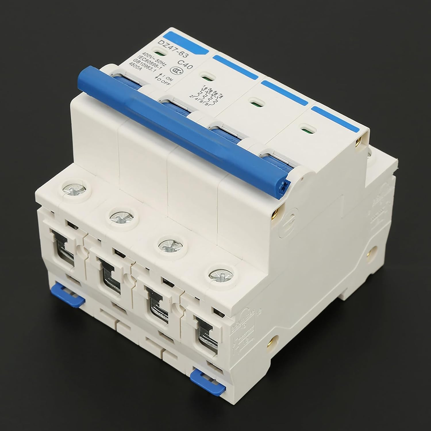 Mystical/Fantasy Retardant Material, Sensitive Action, Versatile Usage Miniature Circuit Breaker 4P 40A 400V 50Hz, Tools, Equipment, Instruments, Suitable for Solar Energy Systems, image number 4