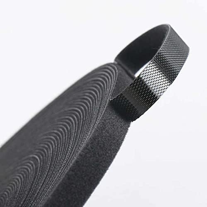 Reusable Fastening Cable Ties Hook and Loop Cable Straps Adjustable Cord Ties for Cable Management Cord Wrap Straps (Black,10M) image number 5