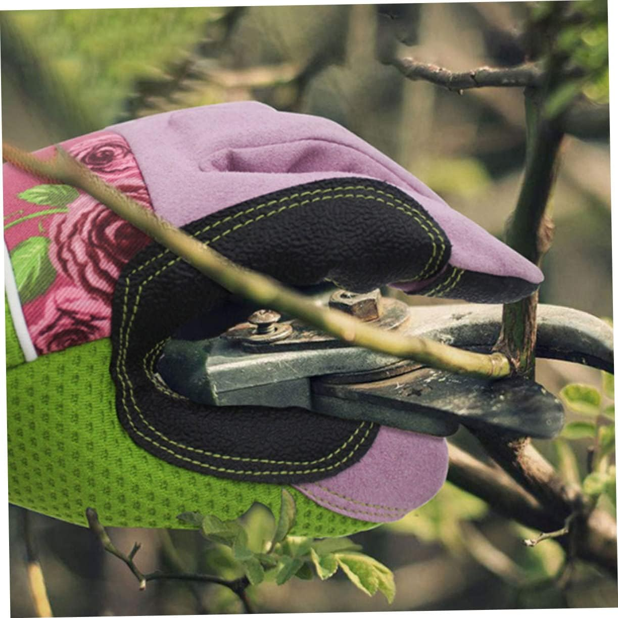 Kisangel Cut and Stab Gloves for Gardener Work Thickened Gardening Protective Gloves for Pruning Tasks Garden image number 2