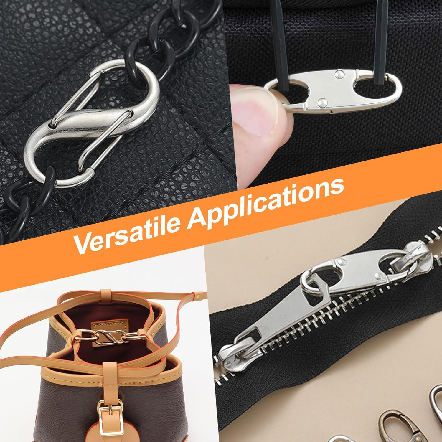 COZY CORE 21-Piece Zipper Clips anti Theft Deterrents &ndash; Secure Luggage, Clothing, Backpacks, Boots, Purses &ndash; Perfect for Travel and Outdoor Sports image number 2