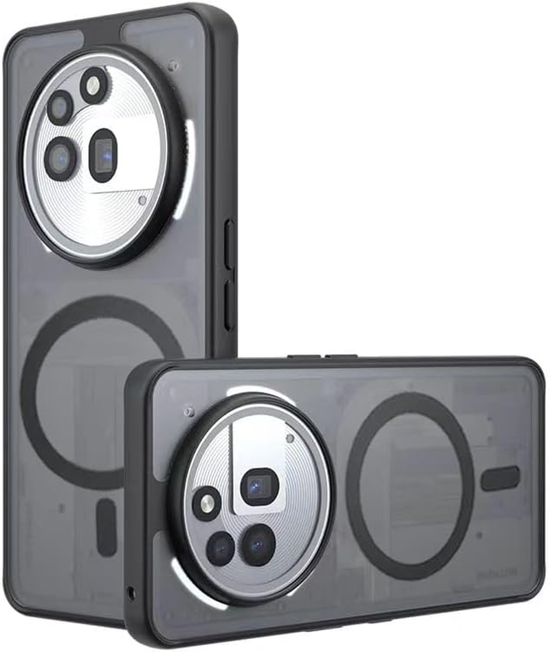 Matte Case for Nothing Phone 3A Pro/Nothing 3A Pro, Magnetic Mobile Phone Case, Shockproof Protective Case for Supports Magnetic Car Mount. CX image number 2