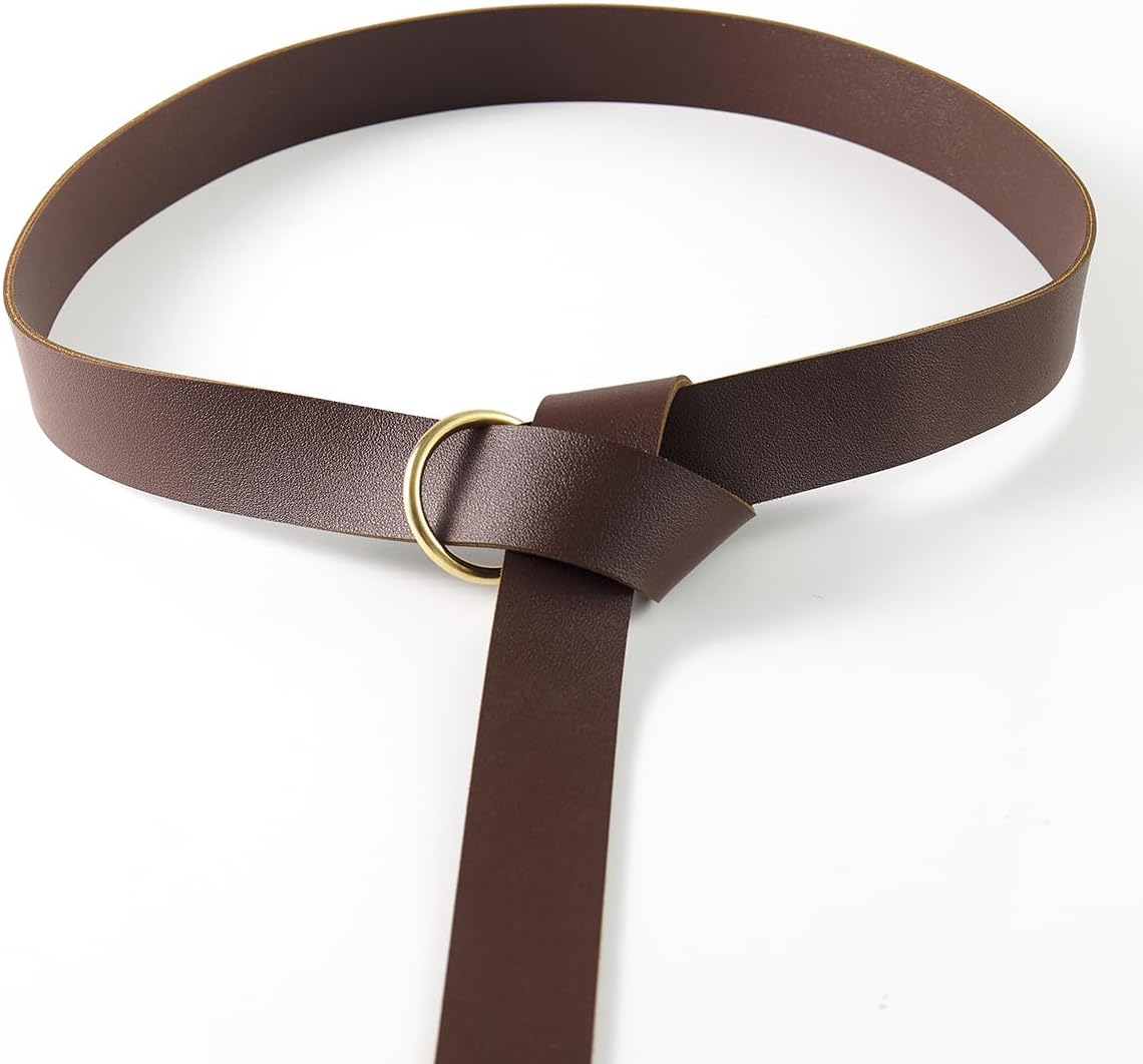 KOGOGO Medieval Knight Leather Belt Mens Reenactment Accessory