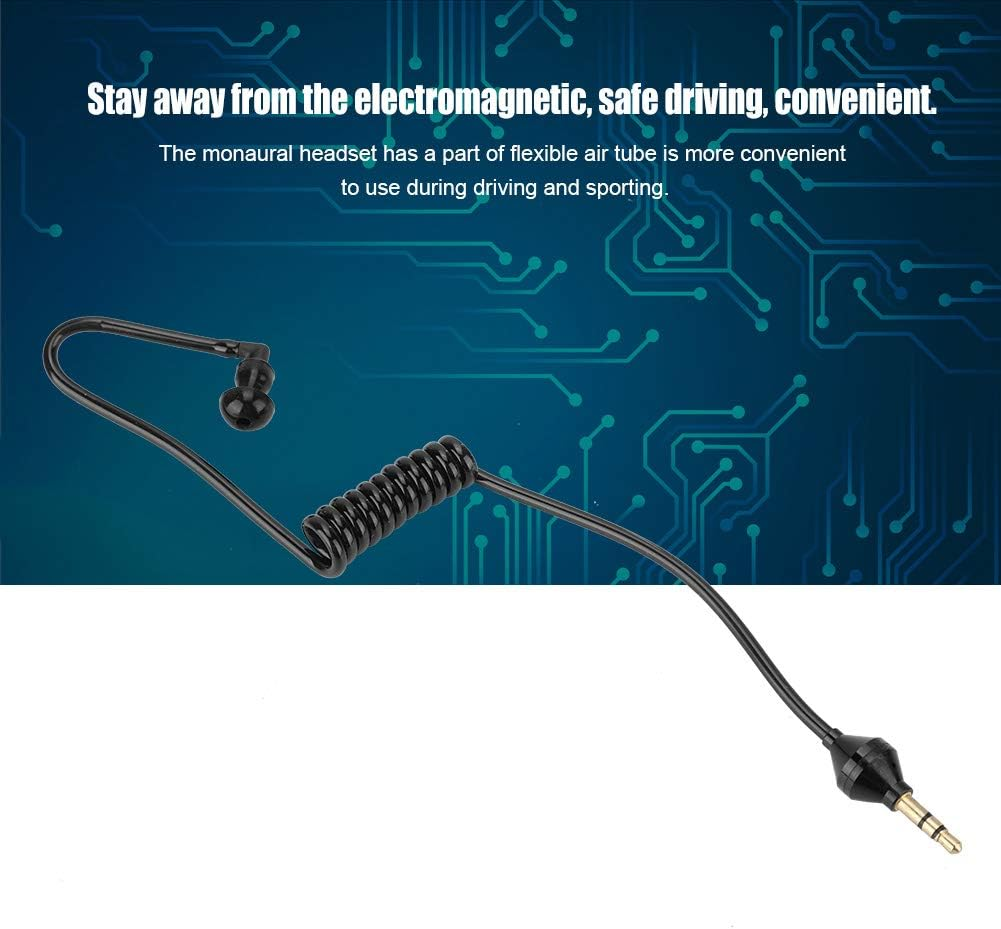 RASTKY Monaural Wired Earpiece Tube Earphone Safe Driving & Sports - Electronics/Headphones, Earbuds & Accessories/Headphones & Earphones/In Ear image number 4