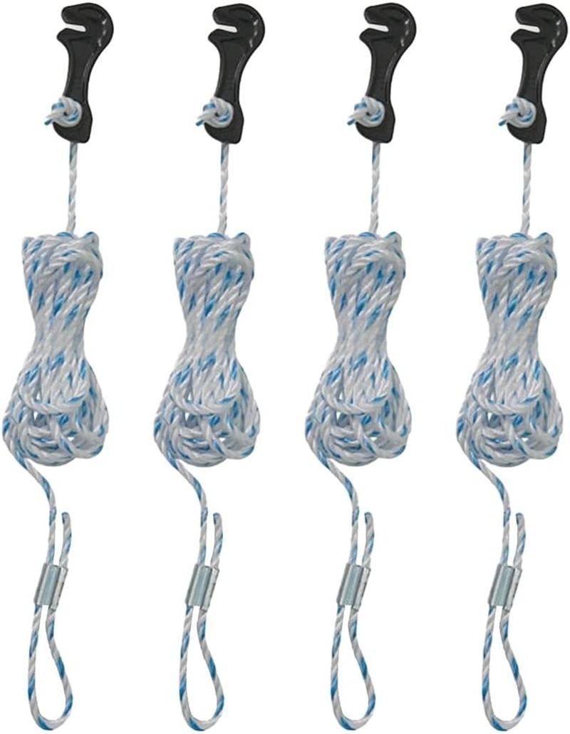 Oztrail Single Guy Rope with Plastic Slider, 4 Mm Diameter (Pack of 4)