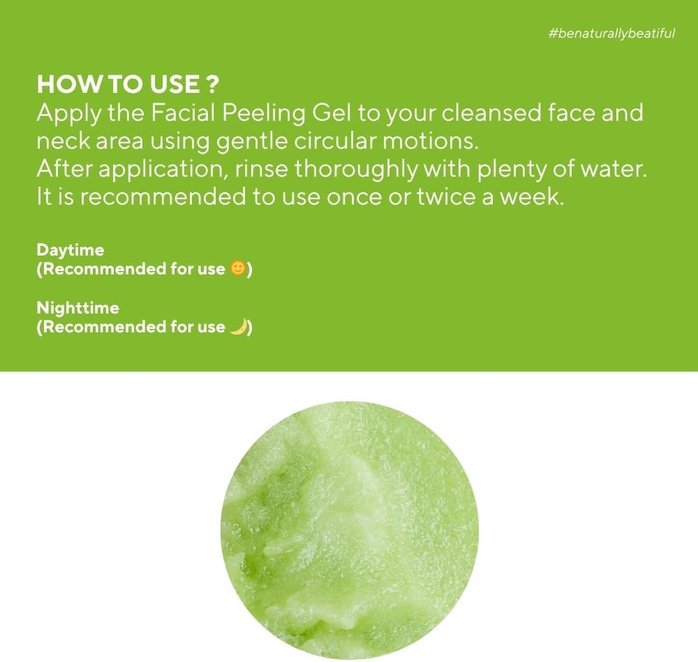 The Ceel Coenzyme Q10 Peeling Gel with Beluga Caviar and Aloe Vera &ndash; Exfoliating & Brightening Face Gel for Smooth Skin, Radiance & Makeup Prep &ndash; 100Ml image number 1