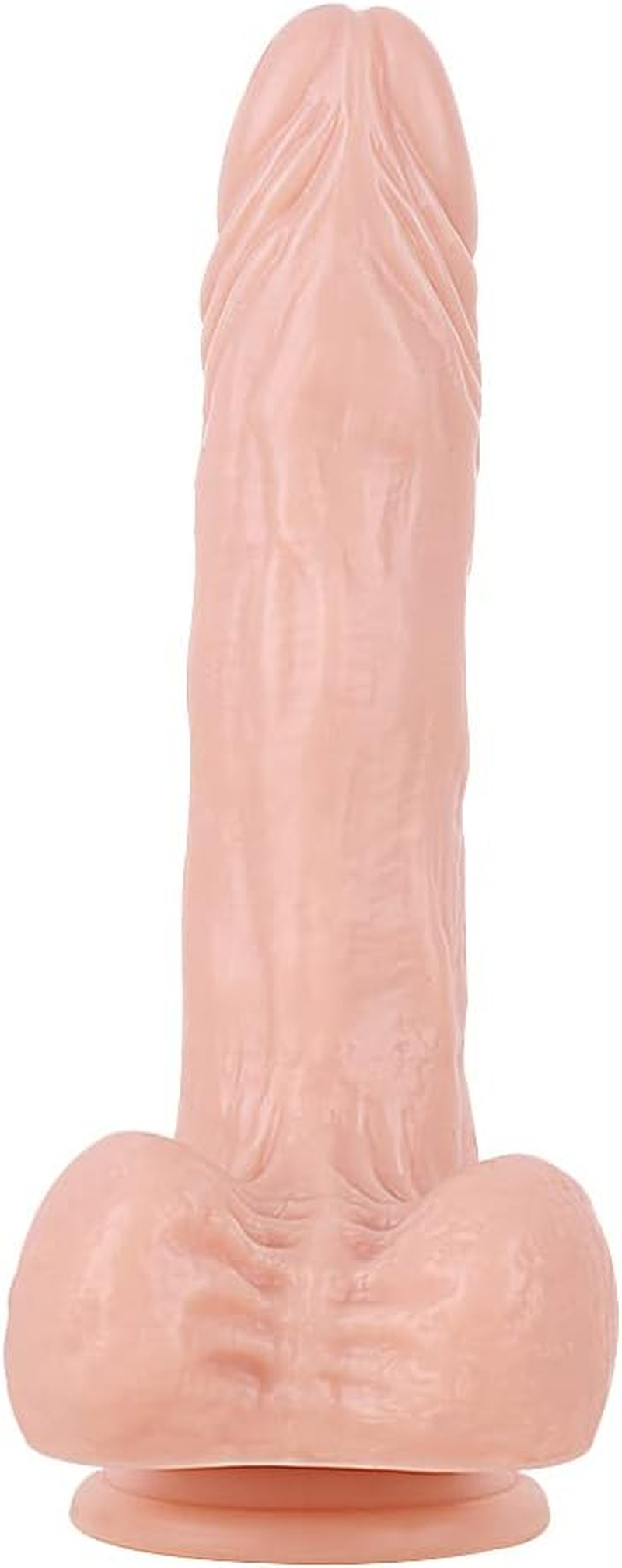 SIDED Large Auxiliary Partner Soft Portable Tool Is Flexible, Firm and Bendable. It Can Be Inserted into Toys. Double Density Women'S Personal Massage Stick with Suction Cup Base - Very Suitable for Beginners and Deep Throat Training