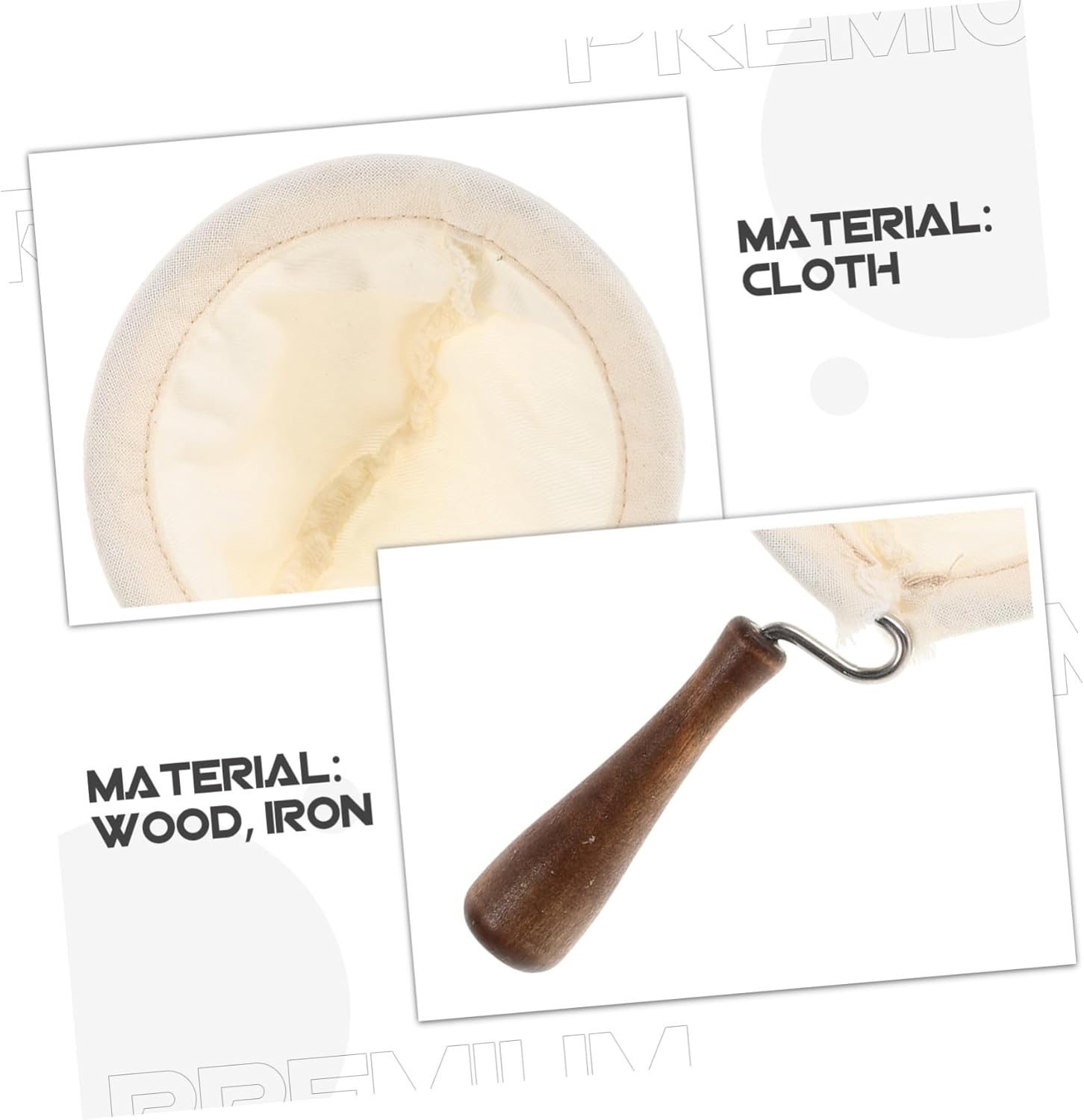 Hand-Brewed Coffee Funnel Espresso Filter Reusable Cold Brew Dripper Cup Vietnamese Filter Tea Cloth Strainer for Home Travel image number 6