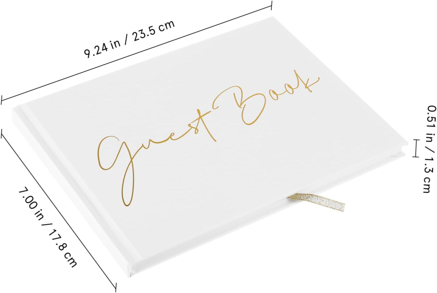 HOMSFOU Memorial Guest Book Versatile Photo Album for Weddings Birthdays Gatherings Ample Pages for Messages Photos Sturdy Design to Cherish Memories Vacation Home image number 6