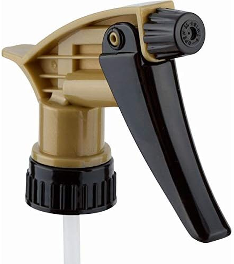 Comfort Axis Heavy Duty Acid Resistant Trigger Sprayer, Black/Gold, 9-1/4" Dip Tube, 28Mm Neck Finish - 6 Pack image number 2