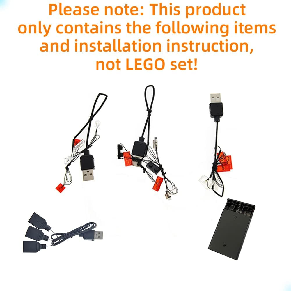 GEAMENT Light Kit Compatible with  Lamborghini Urus ST-X & Huracan Super Trofeo EVO - for Speed Champions 76899 ( Set Not Included) image number 2