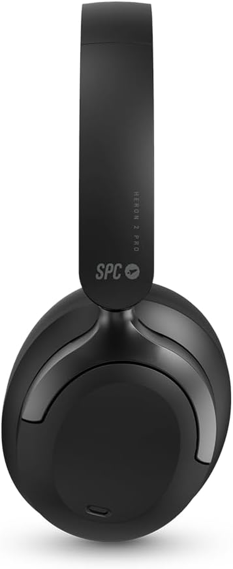 SPC Heron 2 Pro - Wireless Bluetooth Headphones | ECO | 75 Hour Battery | Noise Cancelling | Two Simultaneous Connections | Gaming Mode | Adjustable and Foldable, Black, Recycled Plastic image number 4