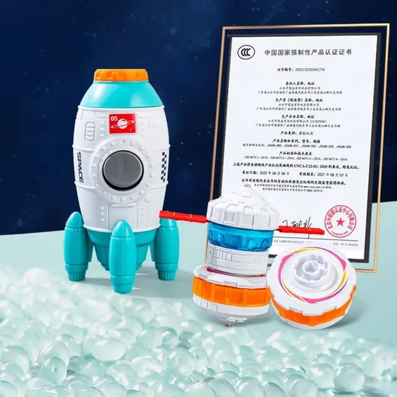 UBY Spinning Toy for Kids Including Flying Saucers,Spin Toy, Top Toy, Fly Toy, Boys and Girls Both Age 3+ Indoor and Outdoor Activity. image number 1