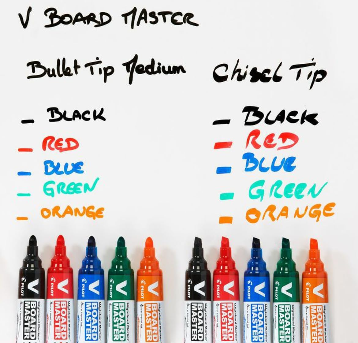Pilot Begreen V Board Master Whiteboard Marker 5-Pieces Set with Magnetic Holder image number 4