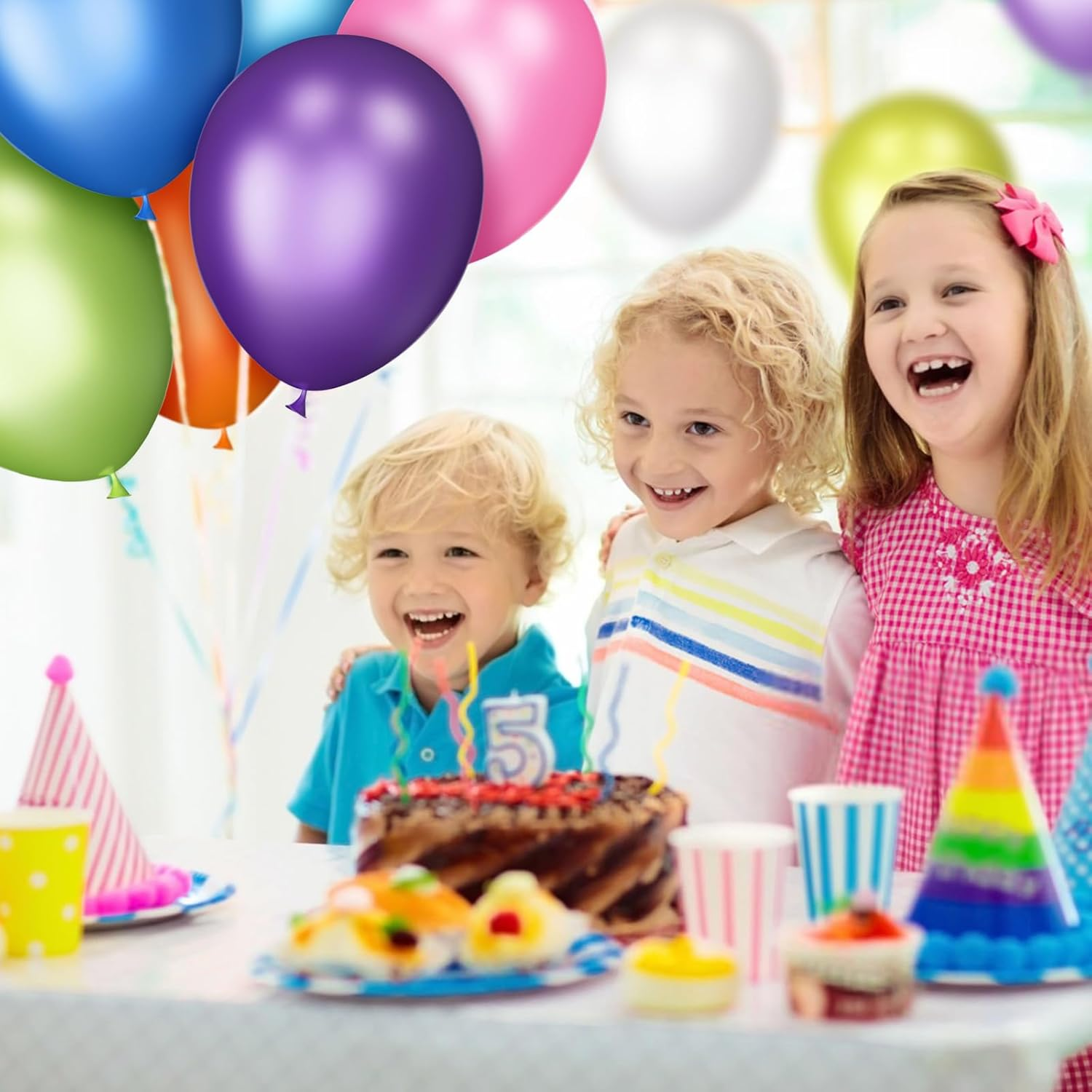 120Pcs Balloons Assorted Colors, 12 Inch Latex Balloons Bulk, Pearl Party Balloons, Balons for Birthday Party Wedding Baby Shower Supplies.(Assorted)&hellip; image number 2