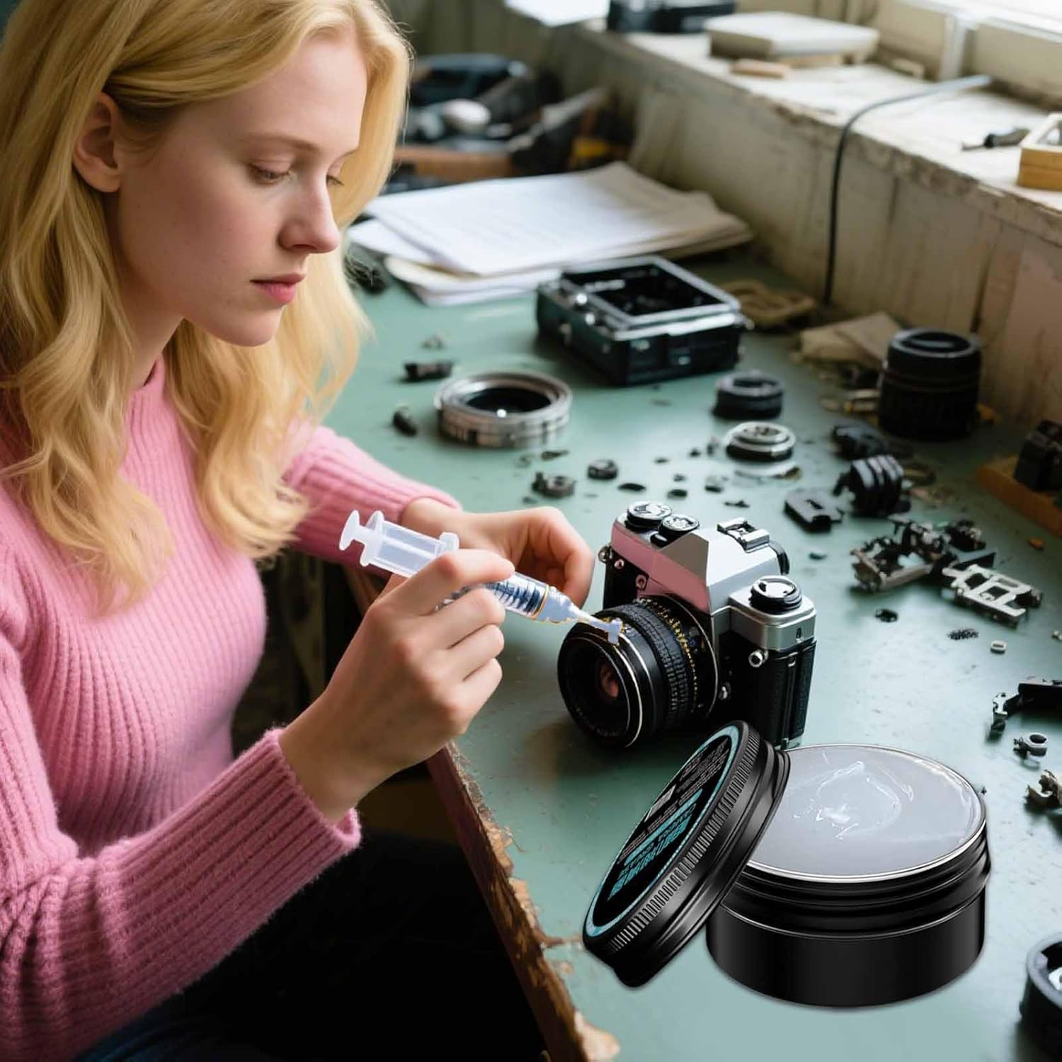 Telescope Grease | 30G Lens Grease | Lube Set for Camera Bearings Binoculars Quiet Performance Longevity Lubricating Optical Devices