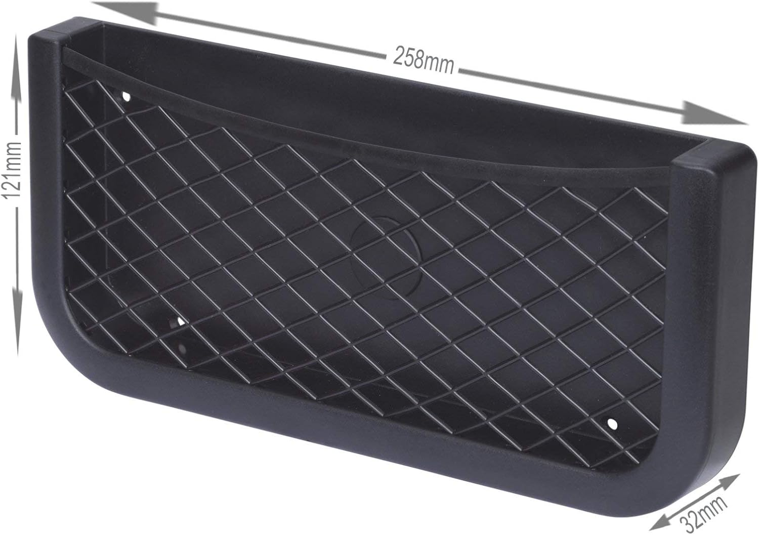 Sunstop Storage Net, Compartment for Gluing or Screwing for Vehicles, Boats, Campers, Caravans, Cupboards and Interiors, Universal Use (L = 258 X 121 X 32 Mm) image number 1