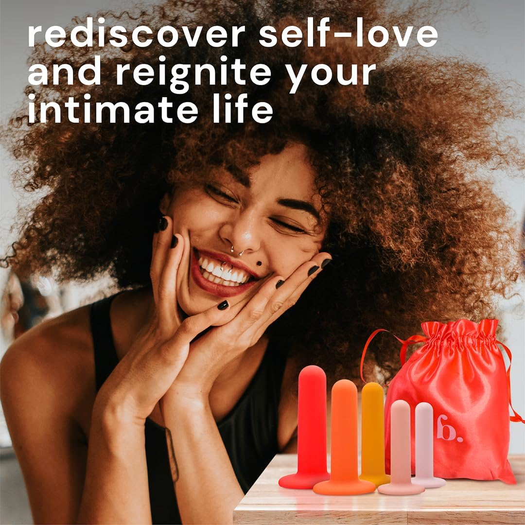 Bodyotics Silicone Pelvic Floor Muscle Trainer Set with 5 Dilators for Women - Overcome Boundaries with Bodyotics image number 5