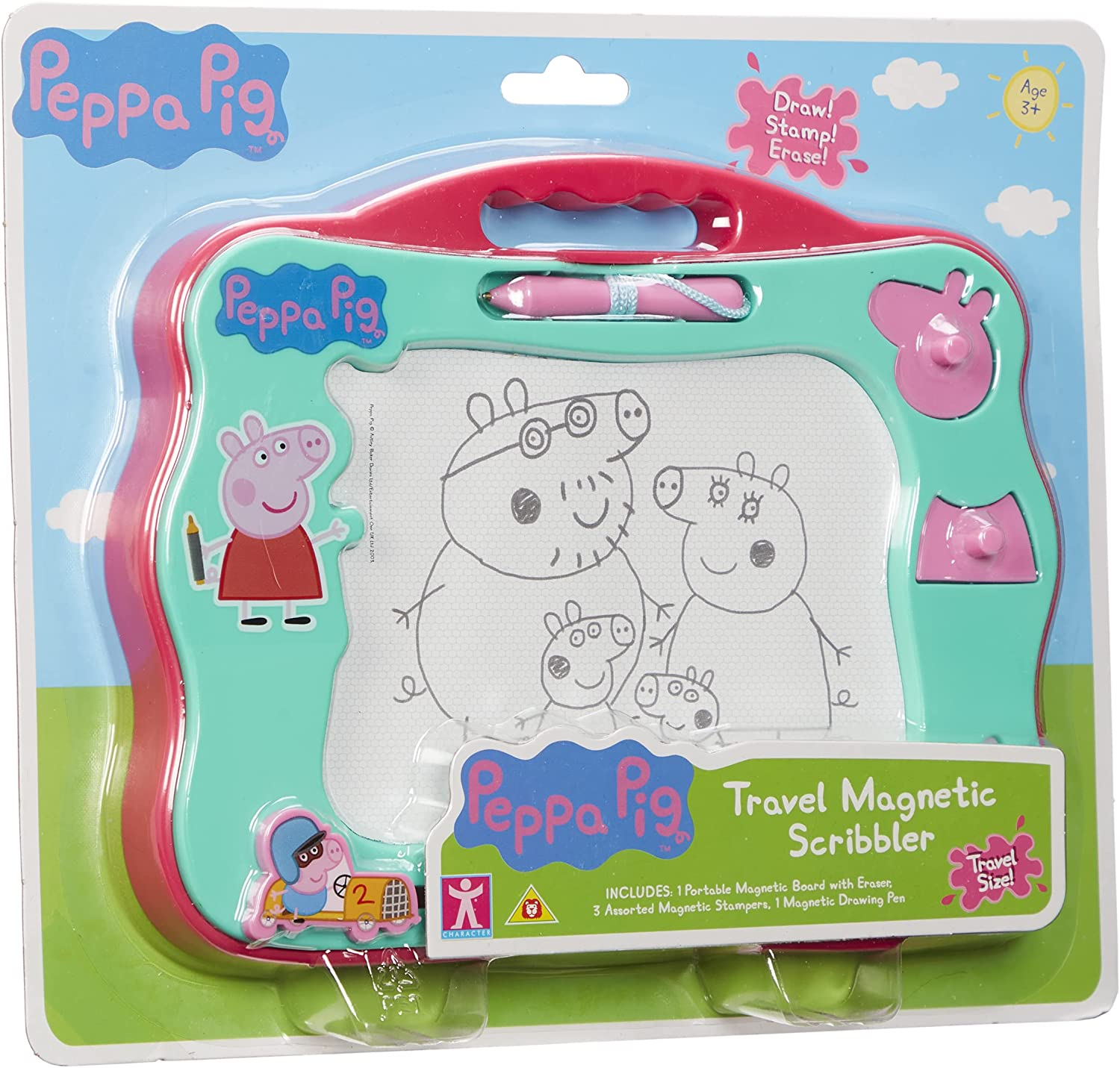 Peppa Pig Travel Magnetic Scribbler Preschool Toy for Kids image number 2