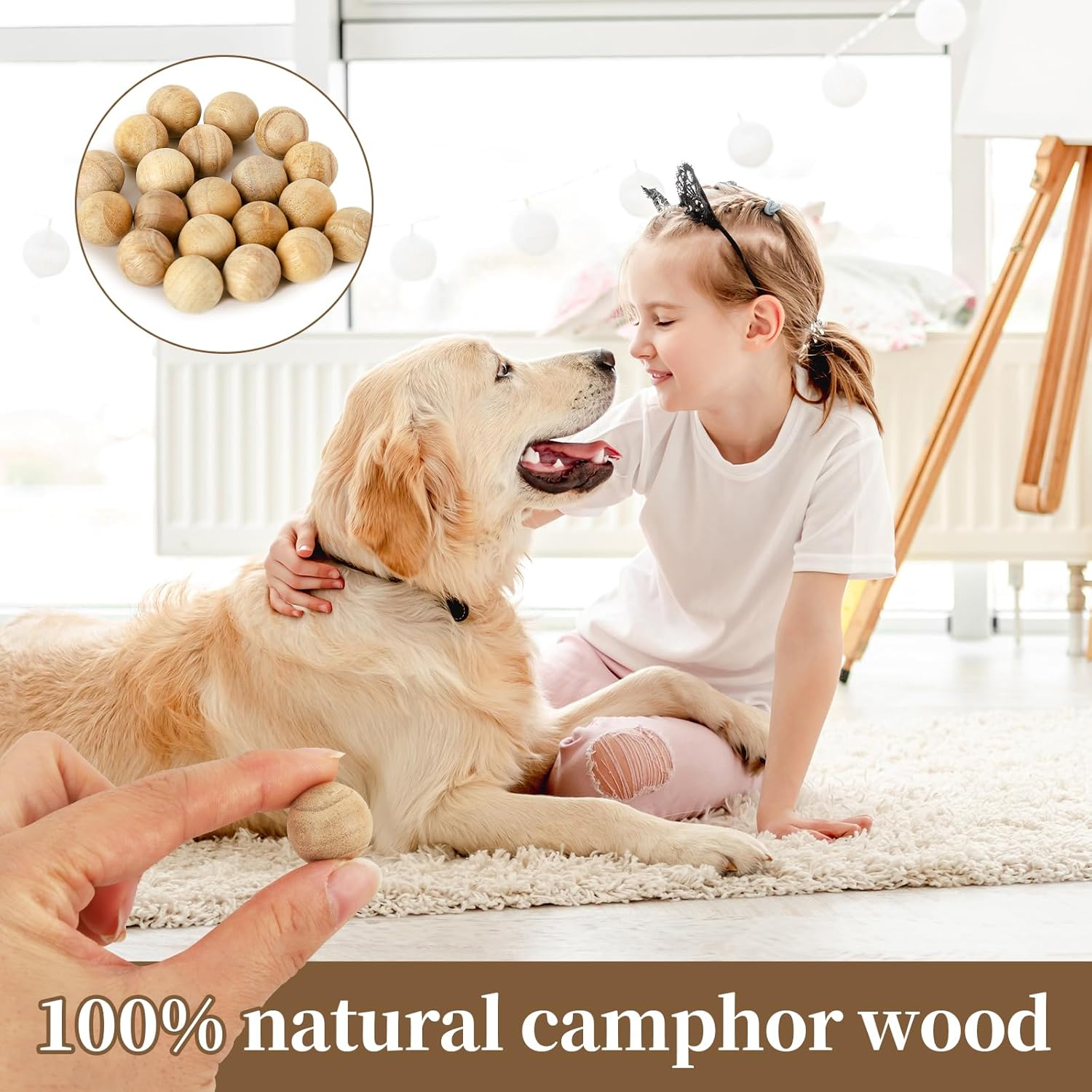 Moth Protection Storage Essentials-160 PCS Cinnamomum Camphora Root Bags for Closet Storage-Better Insect Repellent,Long Lasting Effect-Repels Clothes Moths & Other Pests (8 Bags) image number 4