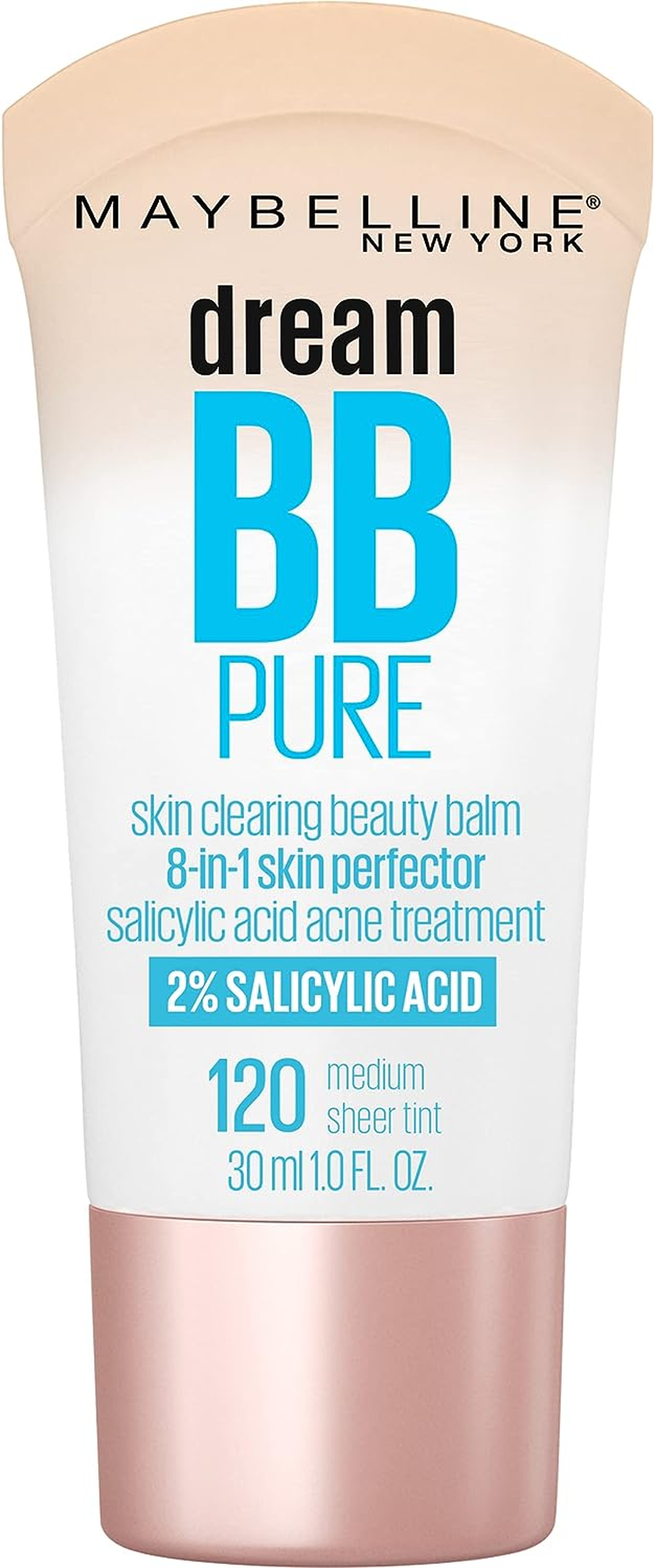 Maybelline Dream Pure BB Cream, Medium, 1 Fl. Oz. (Packaging May Vary)