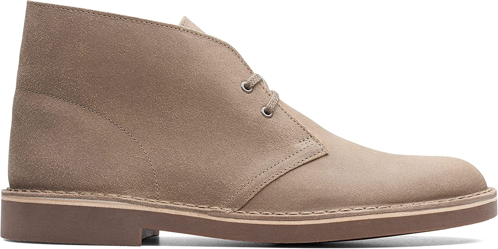 Clarks Men'S Bushacre 2 Chukka Boot, Taupe Distressed Suede image number 4